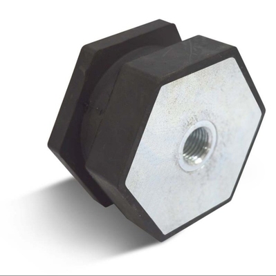 Borracha e Metal Custom Hexagonal Motor Shock Absorber Pad Foot para tampão pneumático