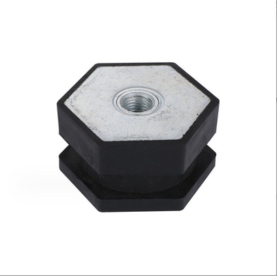 Borracha e Metal Custom Hexagonal Motor Shock Absorber Pad Foot para tampão pneumático
