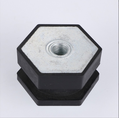 Borracha e Metal Custom Hexagonal Motor Shock Absorber Pad Foot para tampão pneumático