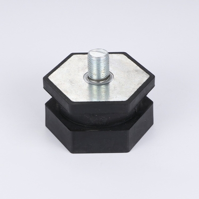 Borracha e Metal Custom Hexagonal Motor Shock Absorber Pad Foot para tampão pneumático