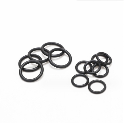 EPDM NBR FKM FPM PTFE PU O-ring de borracha plana de silício com tamanho e material personalizados