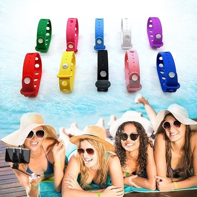 Pulseira de silicone colorida Pulseira ajustável para feiticeiros e sapatos com pulseiras