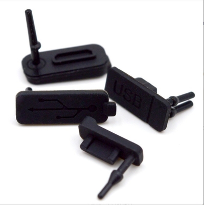 EPDM NR NBR borracha USB tampas de silicone anti-polvo com processamento de moldagem e personalizado