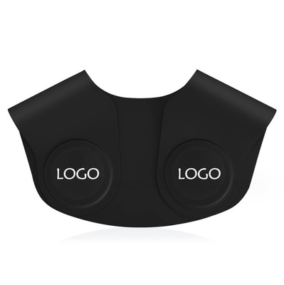Logotipo personalizado Barbeiro Chale de silicone preto para cortar e tingir o cabelo em suprimentos de salão