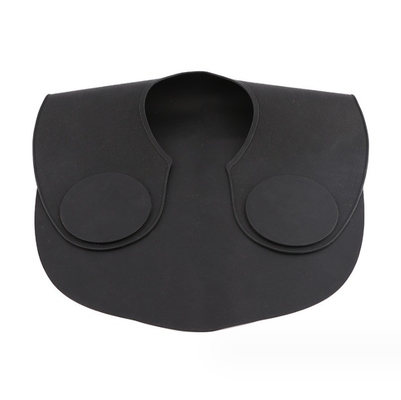 Logotipo personalizado Barbeiro Chale de silicone preto para cortar e tingir o cabelo em suprimentos de salão
