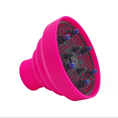 Secador de cabelo de sopro dobrável com material de silicone e serviço de moldagem