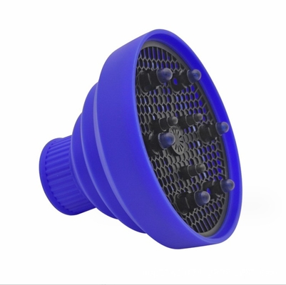 Secador de cabelo de sopro dobrável com material de silicone e serviço de moldagem