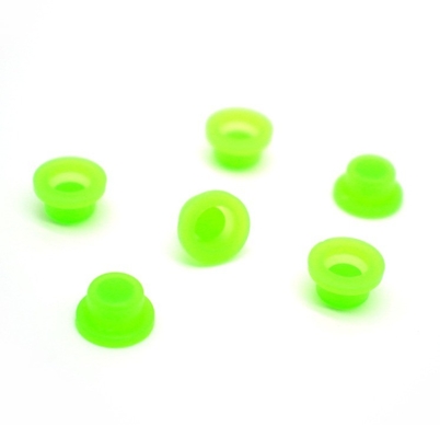 Capuz de botão fluorescente de material SBR para toque de botão de toque de cauda de lanterna