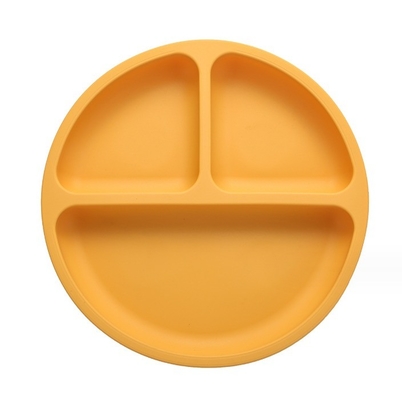 Grade Alimentar Silicone Bebê Crianças Placemat Dividido Placas de Sucção do Bebê para comer crianças pequenas