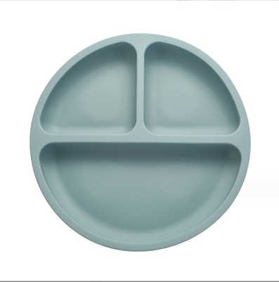 Grade Alimentar Silicone Bebê Crianças Placemat Dividido Placas de Sucção do Bebê para comer crianças pequenas