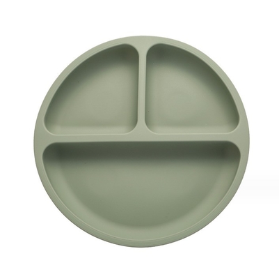 Grade Alimentar Silicone Bebê Crianças Placemat Dividido Placas de Sucção do Bebê para comer crianças pequenas