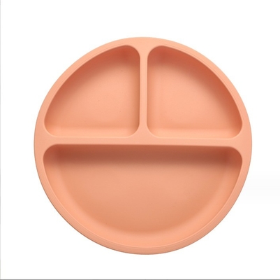 Grade Alimentar Silicone Bebê Crianças Placemat Dividido Placas de Sucção do Bebê para comer crianças pequenas