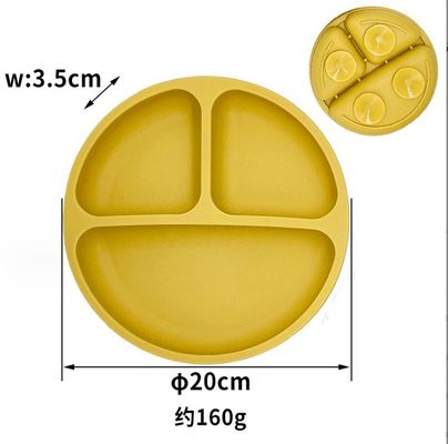 BPA livre Placa de silicone leve e macia com estilo de design de sucção Nenhuma
