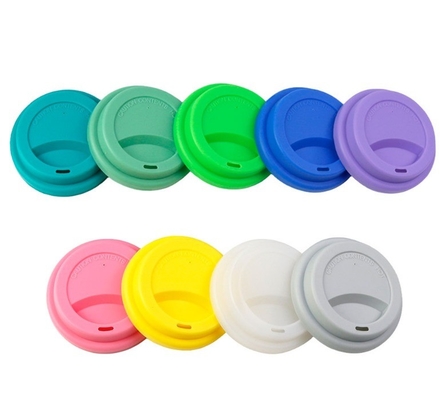 Cálice de chá de café de silicone para cálice de bebida ecológico reutilizável em forma circular