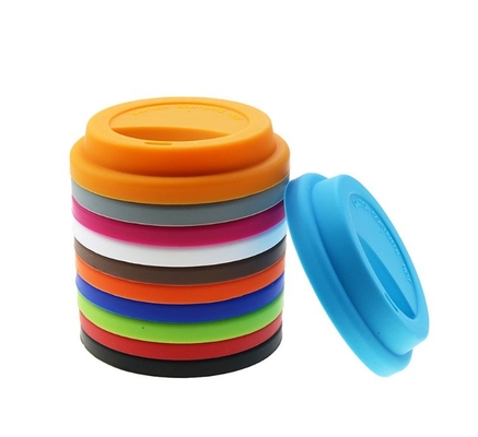 Cálice de chá de café de silicone para cálice de bebida ecológico reutilizável em forma circular