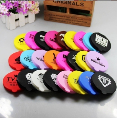 Logotipo personalizado Duplo Lado Silicone Vidro Espelho de Bolso para Moderno Estilo Maquiagem Regalo