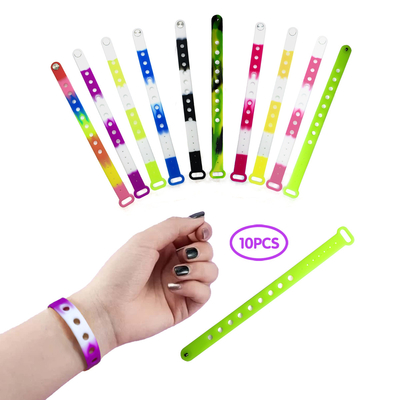 Pulseiras coloridas de silicone para crianças Pulseiras de presente para bebês Acessórios e jóias