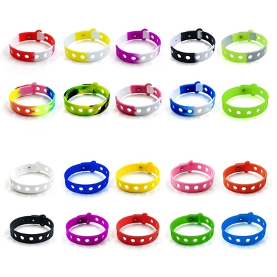 Braceletes de pulseira de silicone personalizados para crianças