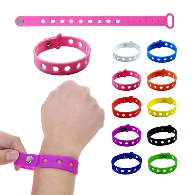 Braceletes de pulseira de silicone personalizados para crianças