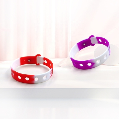 Braceletes de pulseira de silicone personalizados para crianças