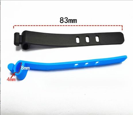 Organizador de suportes de cabo de fita de silicone colorido para moldar cabos USB de qualidade alimentar