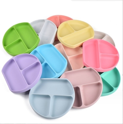 Produção de placas Placa de sucção de silicone de qualidade alimentar segura e durável para bebê