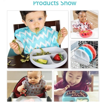 Produção de placas Placa de sucção de silicone de qualidade alimentar segura e durável para bebê