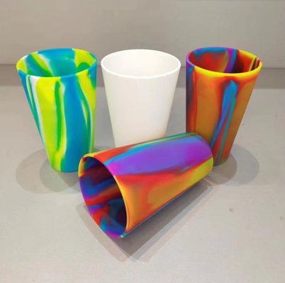 600 ml de vidro de silicone incolor reutilizável e amigável para os amantes do vinho