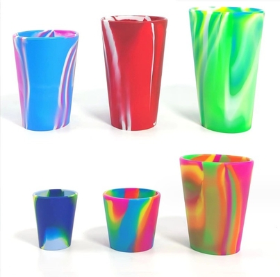 Nenhum Estilo de Design Copas de silicone de 16 onças Infraquecível Pint Glass para viagens