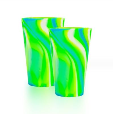 Materiais sustentáveis de silicone de qualidade alimentar copos inquebráveis para viagens utensílios para piquenique