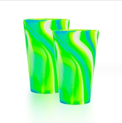 Copo de silicone sem BPA, caneca inquebrável para consumo sustentável de vinho e cerveja