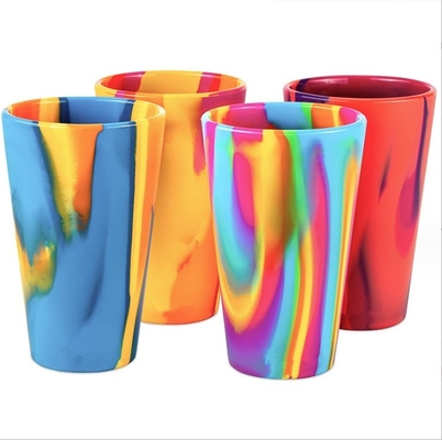 Taça de café de viagem com alça Taça de beber Sustentável Taças de silicone personalizadas Tumbler