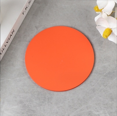 Rodada Custom Logotipo Impresso Coaster para bebida Taça Mat Coaster PVC suave em material durável