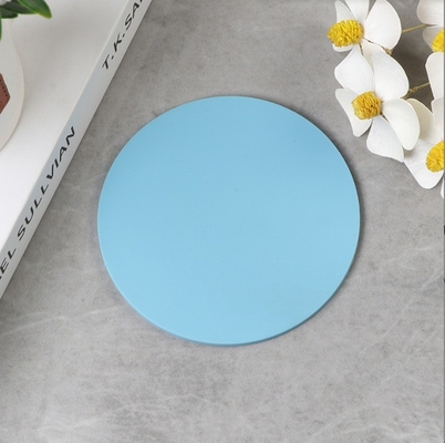 Rodada Custom Logotipo Impresso Coaster para bebida Taça Mat Coaster PVC suave em material durável