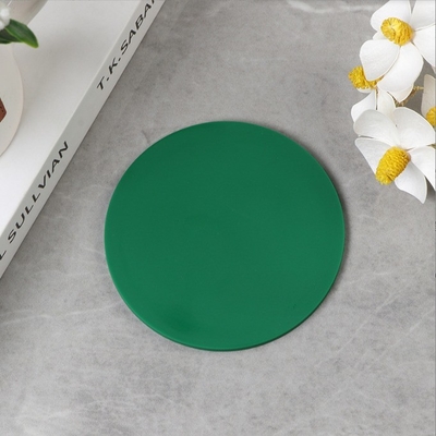 Rodada Custom Logotipo Impresso Coaster para bebida Taça Mat Coaster PVC suave em material durável