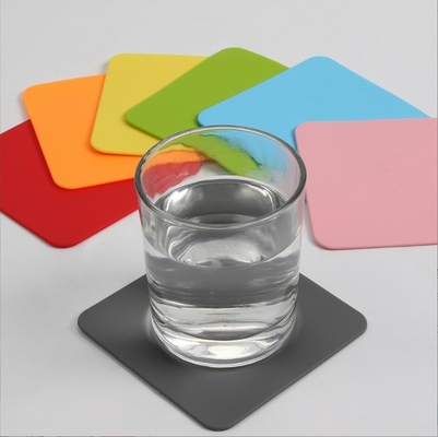 Coasters para copos Coasters de silicone para bebidas Resistentes ao calor Não escorregadiças Decoração de mesa de café