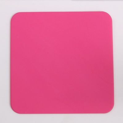 Quadrado colorido silicone antiderrapante bebida coasters Cup Pad Mat para bebidas quentes e frias