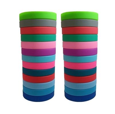 Serviço de moldagem Pulseira de silicone personalizável com logotipo