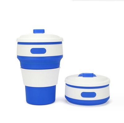 Copo de café de silicone dobrável de 350 ml para presentes e entusiastas do ar livre