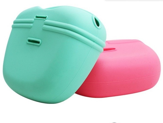 Saco de comida para cães de silicone para caminhadas de cães Saco portátil de cintura para treinamento de animais