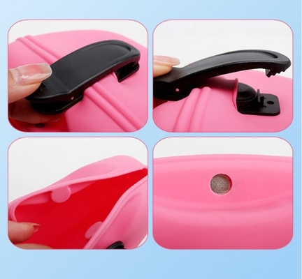 Saco de comida para cães de silicone para caminhadas de cães Saco portátil de cintura para treinamento de animais