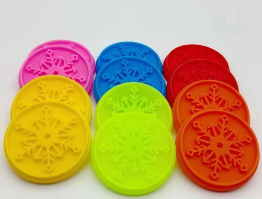 Carimbos de biscoitos Máquina de cortar biscoitos de Natal de silicone para cozimento sustentável