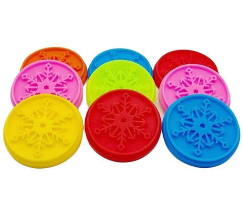 Ferramentas de decoração de bolo de Natal de silicone de madeira de qualidade alimentar selos de biscoitos e cortador de biscoitos