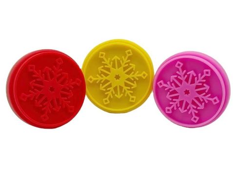 Ferramentas de decoração de bolo de Natal de silicone de madeira de qualidade alimentar selos de biscoitos e cortador de biscoitos