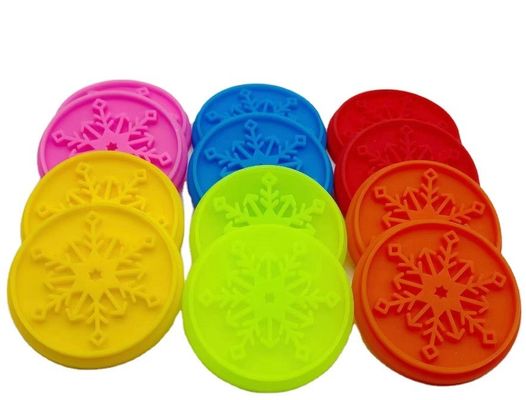 Ferramentas de decoração de bolo de Natal de silicone de madeira de qualidade alimentar selos de biscoitos e cortador de biscoitos