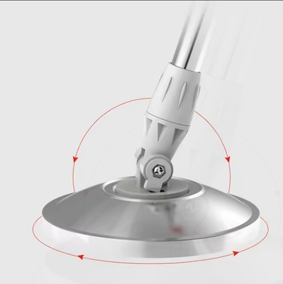 Máquina de esfregão mágica de rotação 360 com garrafa de detergente de imprensa e cobertura de tecido de microfibra