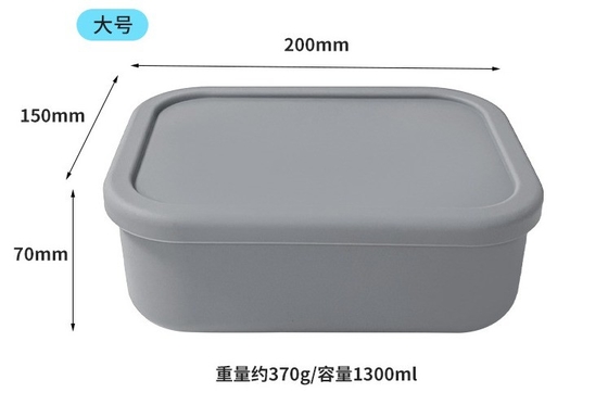 Fresqueza Conservação Alimentar Grade Silicone caixa de armazenamento selada BPA livre Kids Bento caixa