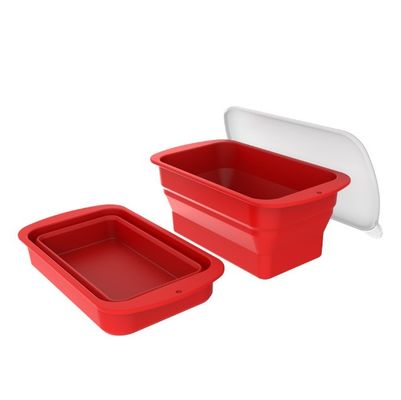 Grade de alimento Silicone Ice Cube Maker Moldes portáteis dobráveis bandejas para libertação fácil
