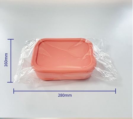 Caixa de almoço Bento de silicone livre de BPA reutilizável para crianças escolares