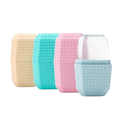 Massajador facial de silicone para rosto e olhos de qualidade alimentar